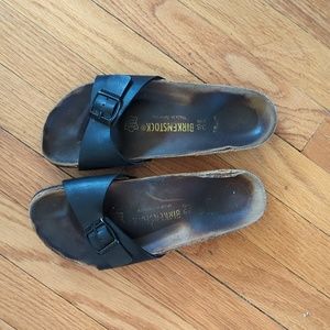 Birkenstock Madrid Sandal Black Size 38